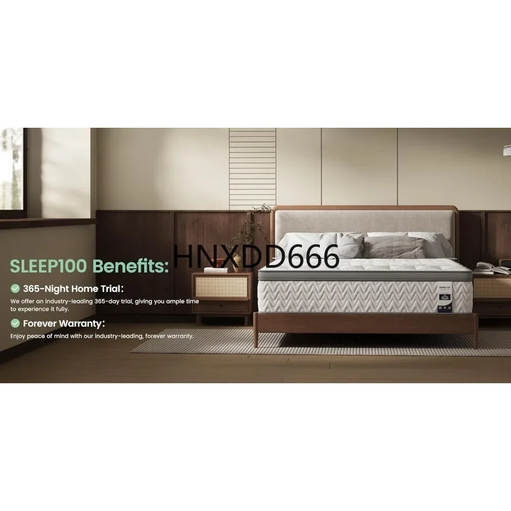 Full Mattress 12 Inch, 5-Zone Deep Sleep Firm with Extra Lumbar & Shoulder Support, Mattresses