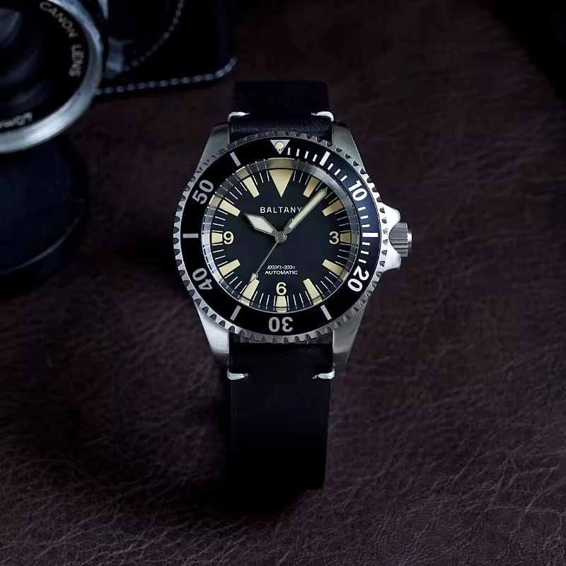 Military Style Diving Watch S3026 Water Ghost 42mm Sapphire 316L Case 200M Waterproof Automatic Mechanical Sports Men's Watches