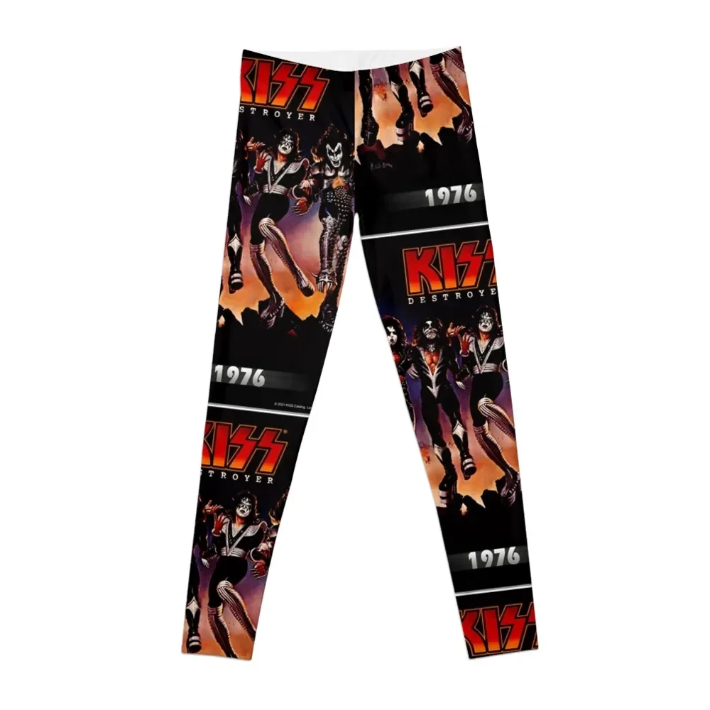 

KISS  the band - Destroyer Year 1976 Leggings Women's sports fitness set gym Womens Leggings