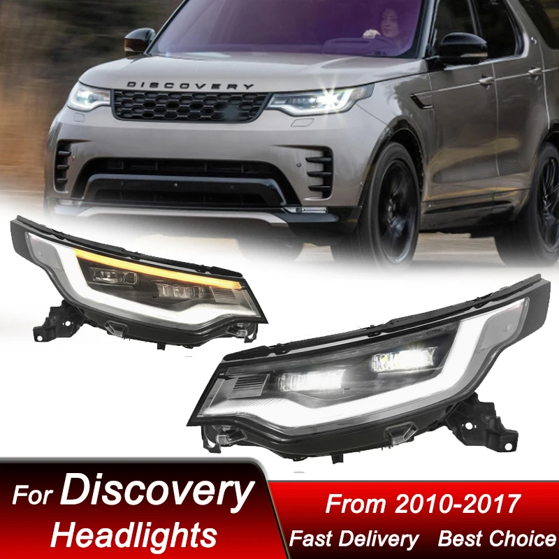 

Car Led Headlights For Land Rover Discovery 5 2017-2020 high style full LED Headlamp Assembly Projector Lens Accessories Kit