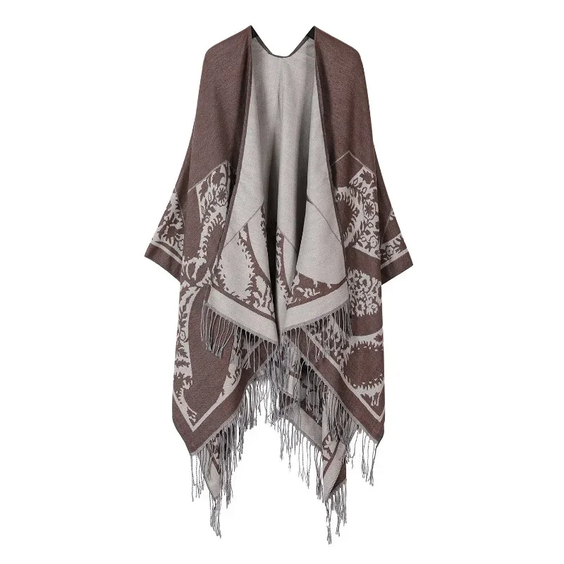 Женская дорожная клетчатая шаль, открытые свитера с леопардовым принтом для женщин, вязаный кардиган для женщин, мягкий вязаный свитер, кардиган