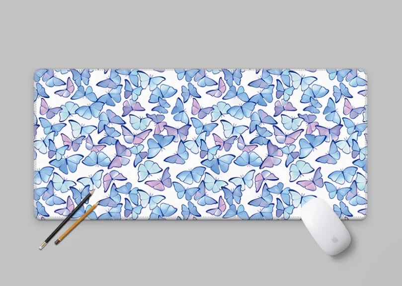 

Video Photo Album Parameters Strawberry Big Colorful Butterfly Mouse Pad Super Large Table Set Atmosphere Smooth Natural Rubber