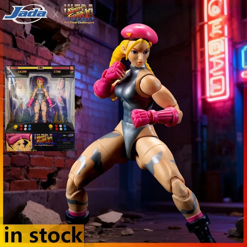 

Коллекционная модель фигурки персонажа Кэмми из Street Fighter 2 от JADA Toys, готовая подвижная кукла в масштабе 1/12.