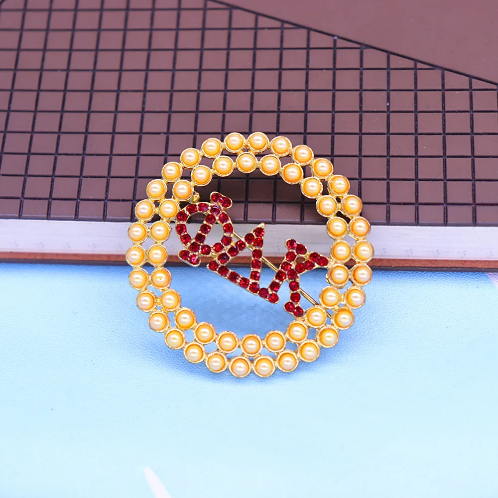 ゴールドメッキの黄色い真珠,女性用,1923年,pod,女性用メンバーピン