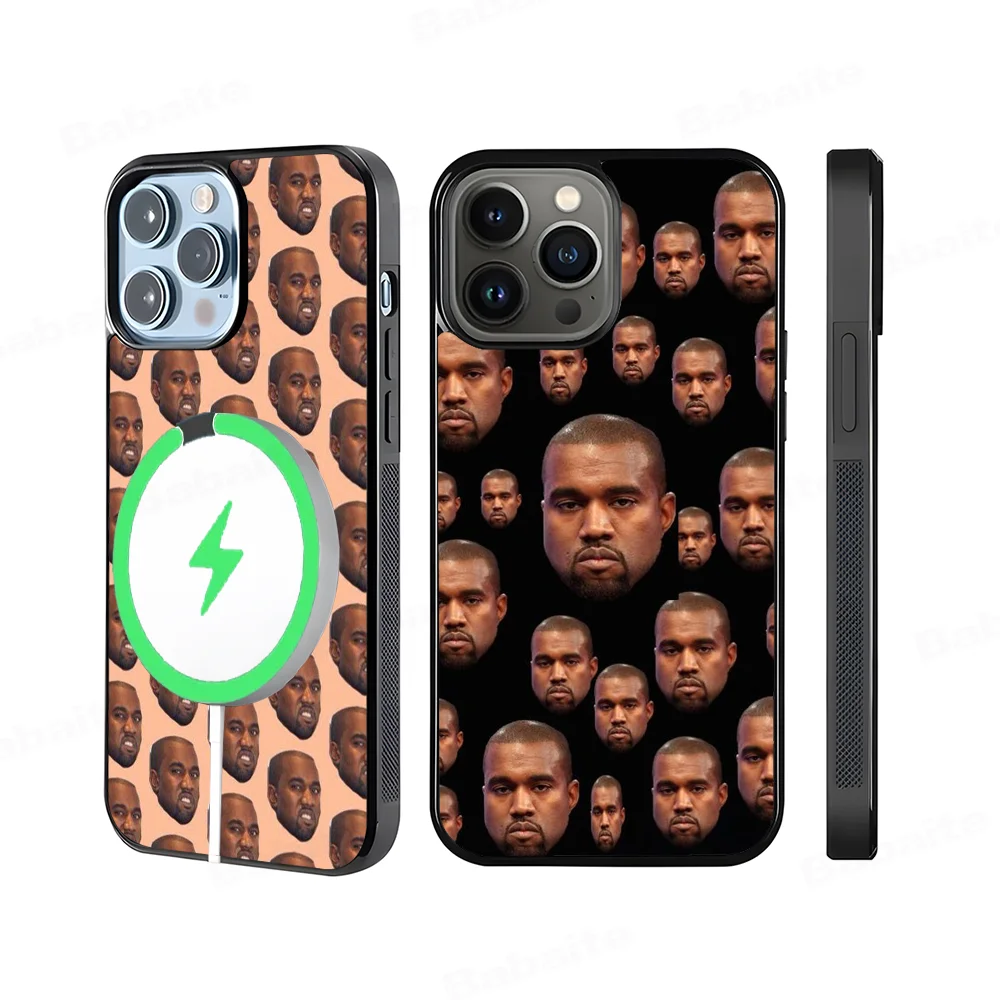 

Funny Kanye West Ye Phone Case Magnetic Case For IPhone 16 14 13 12 11 15 Pro Max Plus For Magsafe Wireless Charge Cover