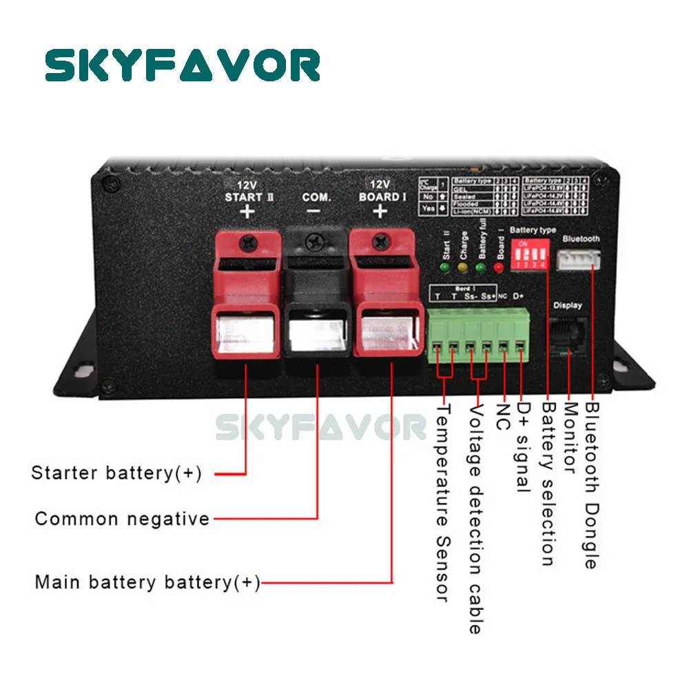 Best selling products 12V dc-dc charger 12V 60A automatic fast RV battery to battery charger for RV camper Trailer Yacht 4WD