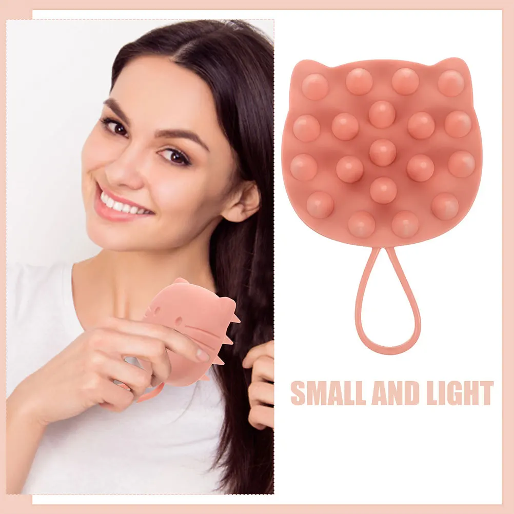 2 szt. Szczotka do masażu skóry głowy z miękkiego silikonu do mycia włosów, głębokiego oczyszczania, usuwania osadów, poprawiająca krążenie krwi i wspomagająca wzrost włosów.