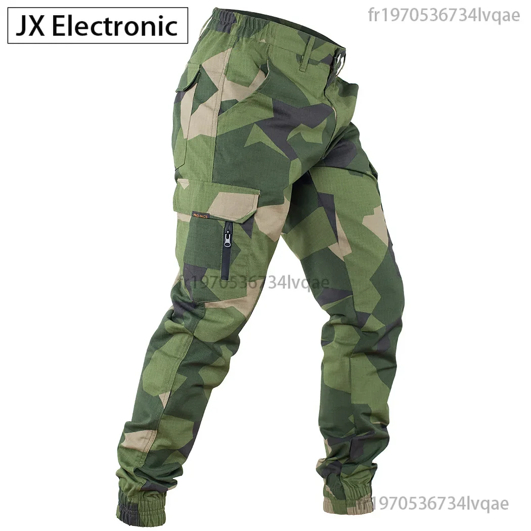 Mege City Men Joggers Outdoor Ripstop Hunting Cargo Pants Working Clothing Hiking Lightweight Trousers Men's Streetwear