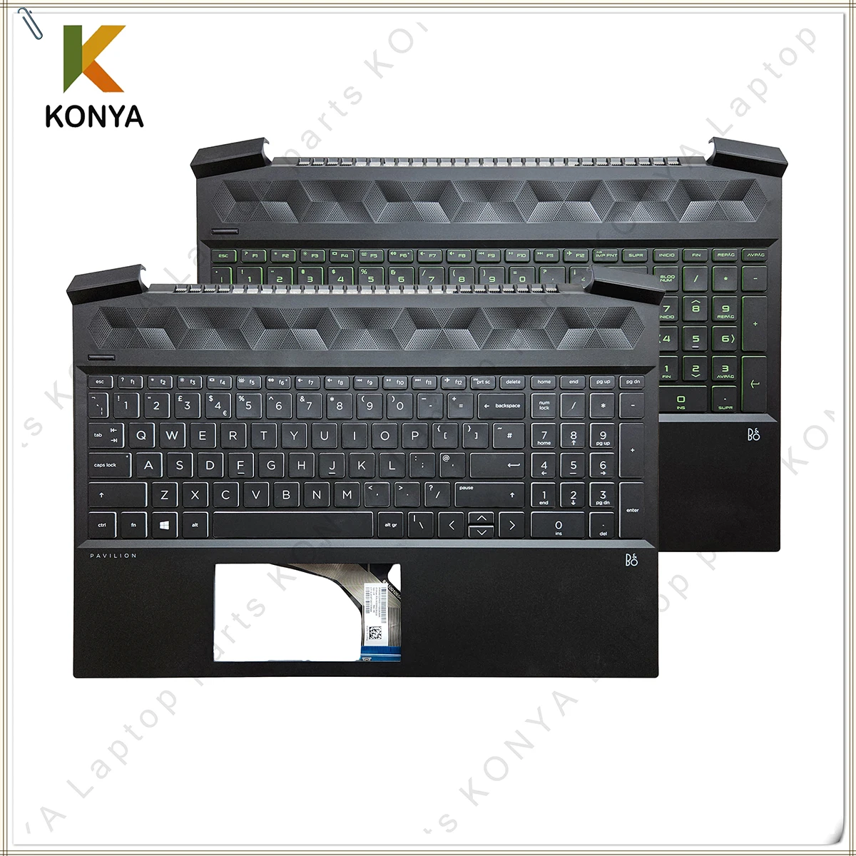 

Новый оригинальный верхний чехол для ноутбука HP Pavilion 15-EC TPN-Q229 серии, упор для рук, чехол с комплектом клавиатуры