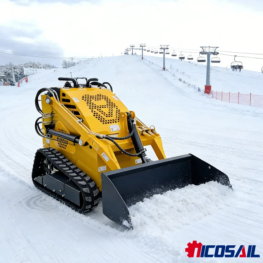 

380E small skid steer loader CE EPA certification suitable for loading and handling materials on construction sites