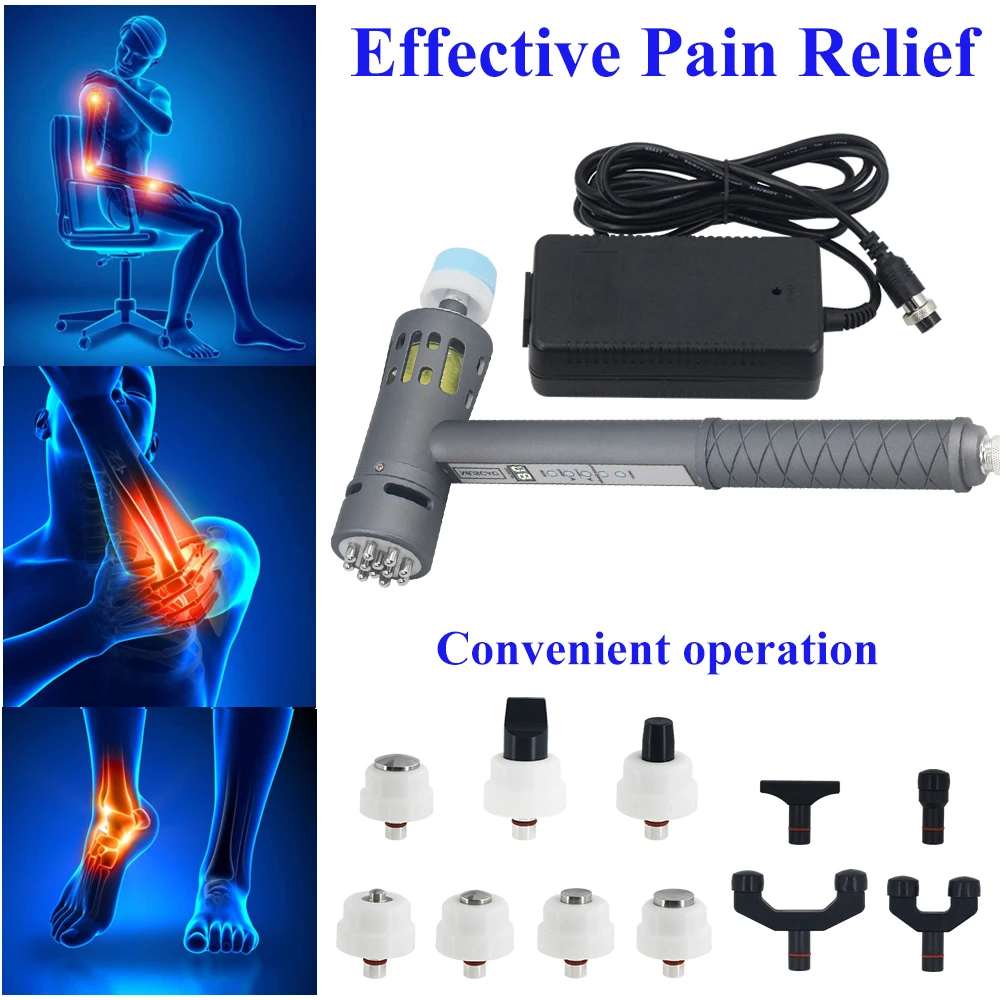 Professional 3 in 1 Shockwave Therapy Machine ED Treatment Pain Relief Body Relaxation Physiotherapy Shock Wave Equipment