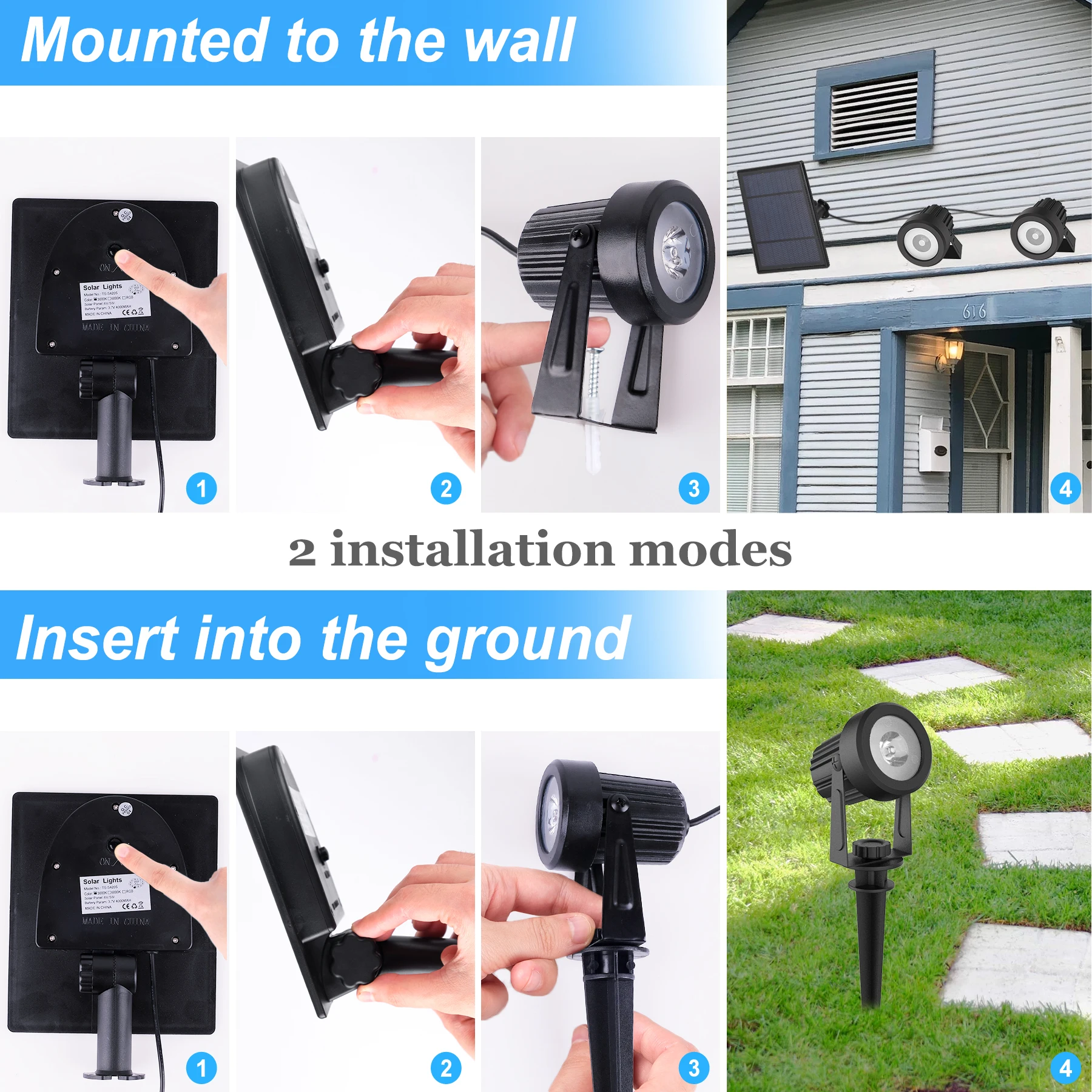 Görvitor Led-zonnelampen voor in de tuin - Decoratieve verlichting - 6 Görvitor Led-zonnelampen voor in de tuin - Decoratieve verlichting - 6