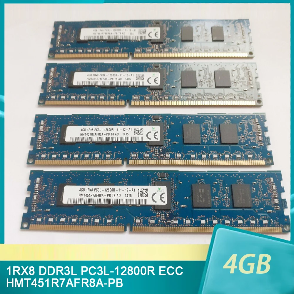 

1 Pcs For SK Hynix Memory HMT451R7AFR8A-PB 4GB 4G 1RX8 DDR3L 1600 PC3L-12800R ECC RAM