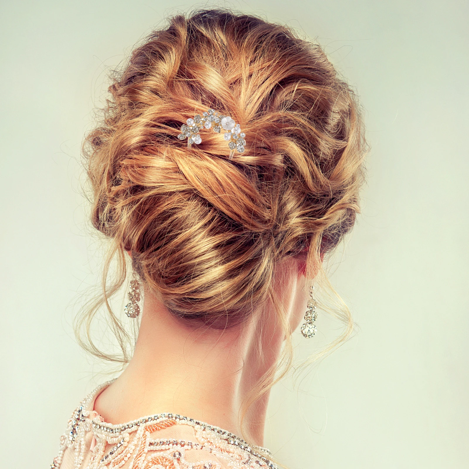 

Pearl Hairpin Women Hairpins Hair Fork Hairpins For Women Bun Sticks Accessory Elegant Hair Stick Hairstyle Safe Durable