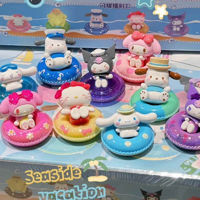 

Sanrio мини плавательный круг серии Kawaii Kuromi My Melody Hello Kitty Cinnamoroll настольное украшение игрушка подарок для девочки