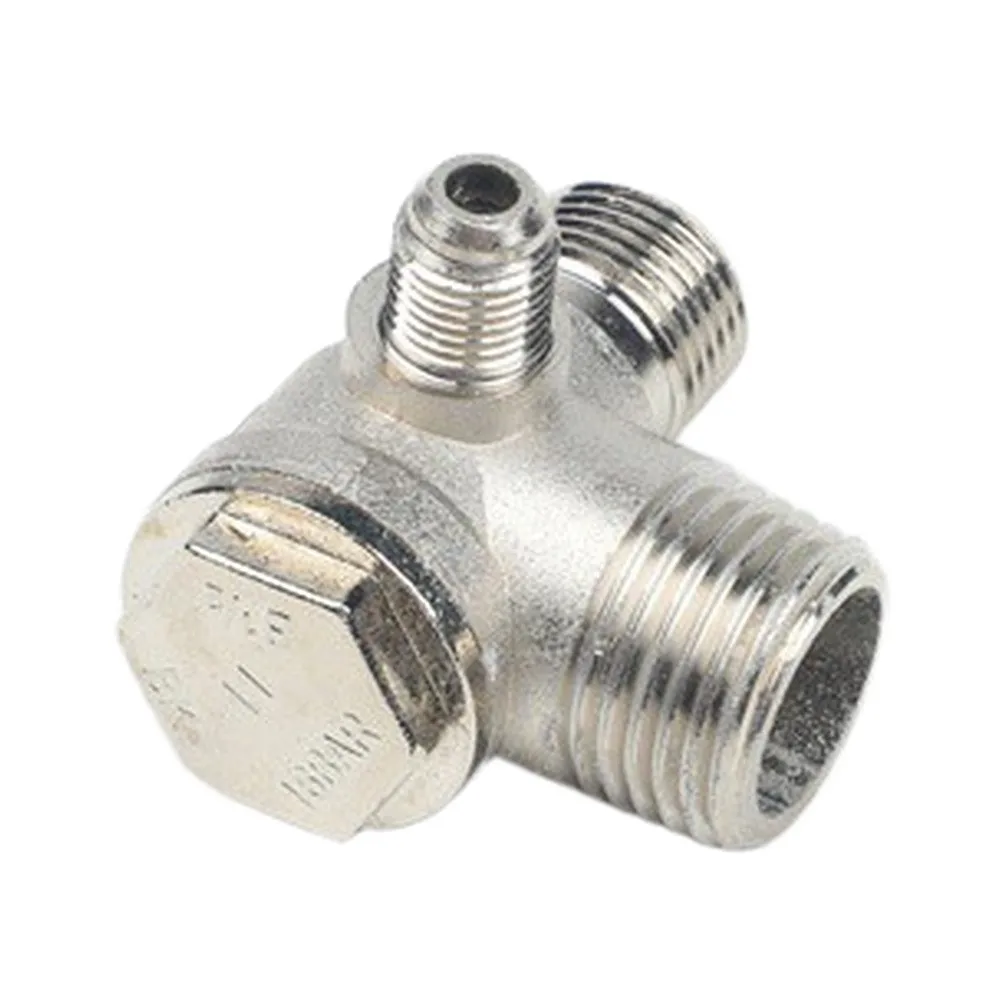 for Air Compressor Check Valve Parts Top Sale Accessories Male Thread Diameter 20/16/10mm 3 Male Thread Connectors