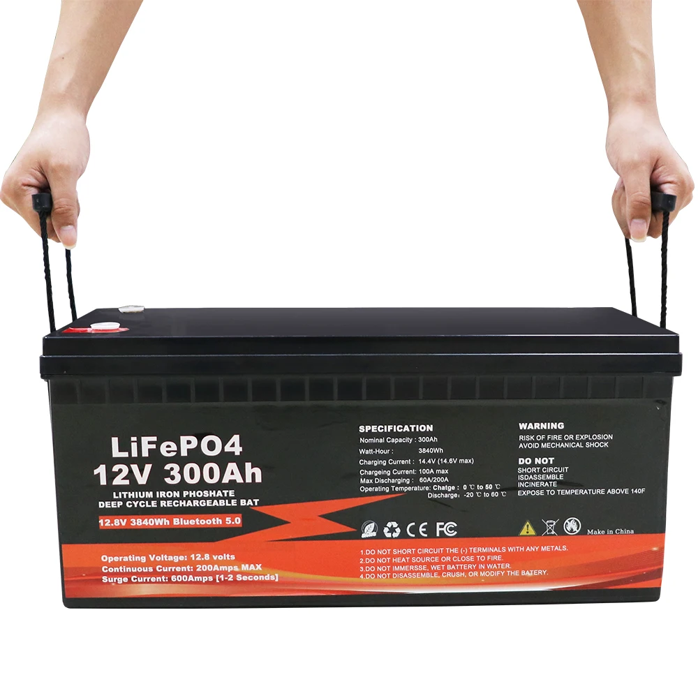 LiFePo4 battery 12v 24v 36V 48v energy storage battery IP65 waterproof heating pad customization