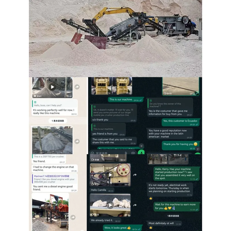 Output Yield And High Efficiency PE 400*600 Mobile Rock Jaw Crusher With Vibrating Screen