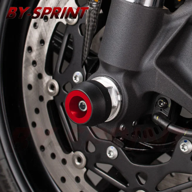 For MV agusta 800 RR Brutale 800RR 2011-2017 Motorcycle CNC Front Axle Fork Wheel Protector Crash Sliders Falling Protection Pad