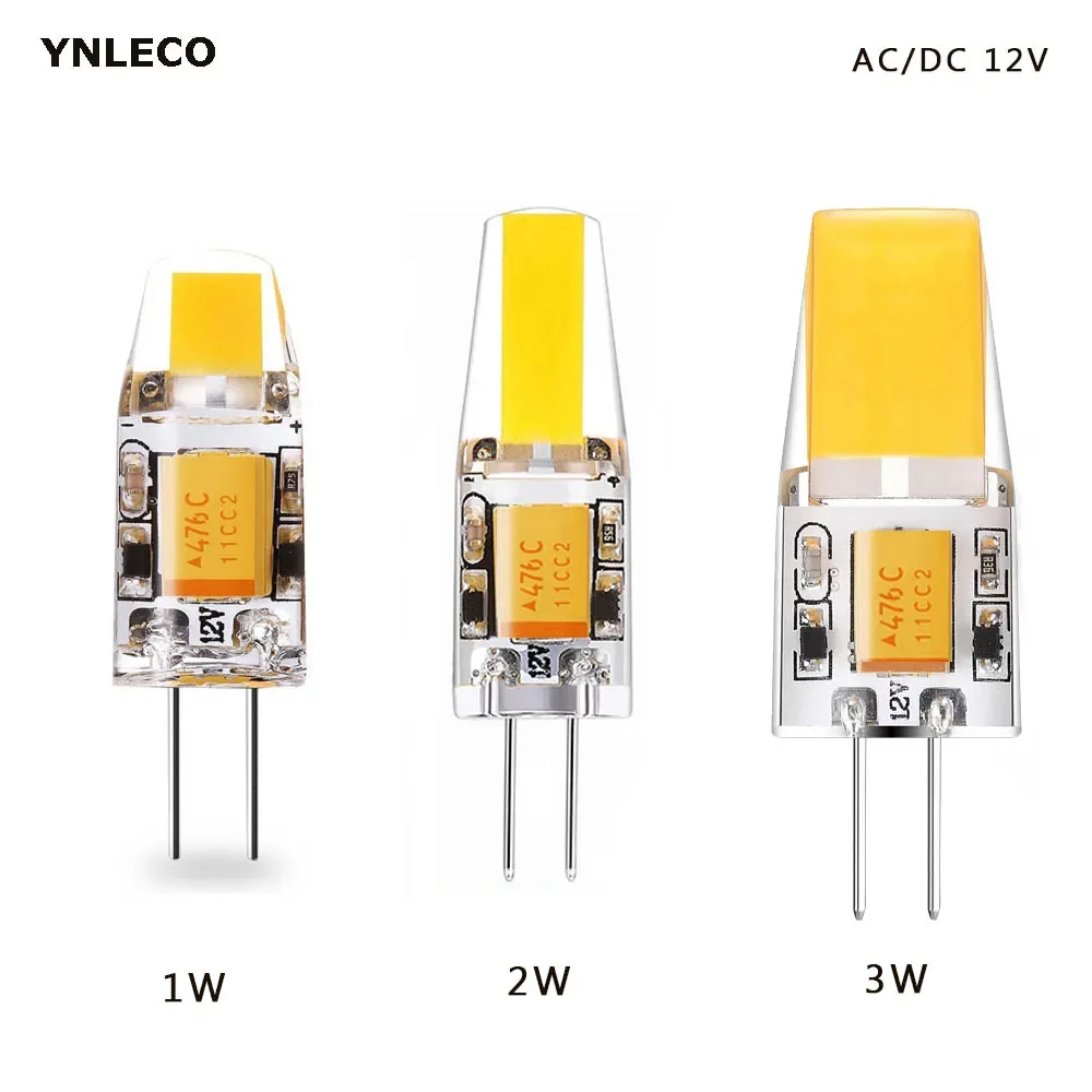 12V G4 LED Lamp 1W 2W 3W Bulb G4 12V LED Light bulbs 360 Beam Angle Replace 10W 20W 30W Halogen Lamp for Chandelier Spotlight