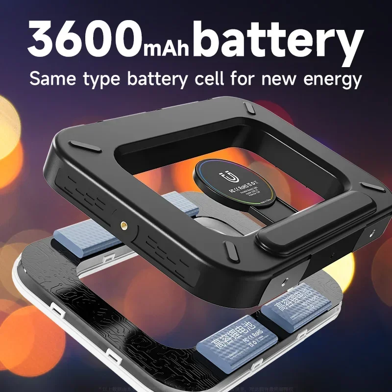 ضوء ملء دائري محمول باليد، ضوء تصوير مباشر للهاتف المحمول المحمول، ضوء صورة شخصية على شكل قفص أرنب مغناطيسي #3