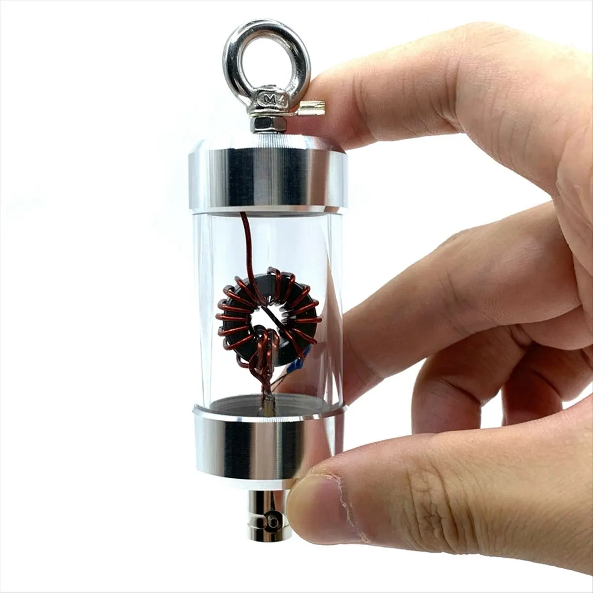 A86G NEW New 20W Transparent 1:49 Balun for End-Fed Long-Line HF Antennas FT8 Mode BNC Female