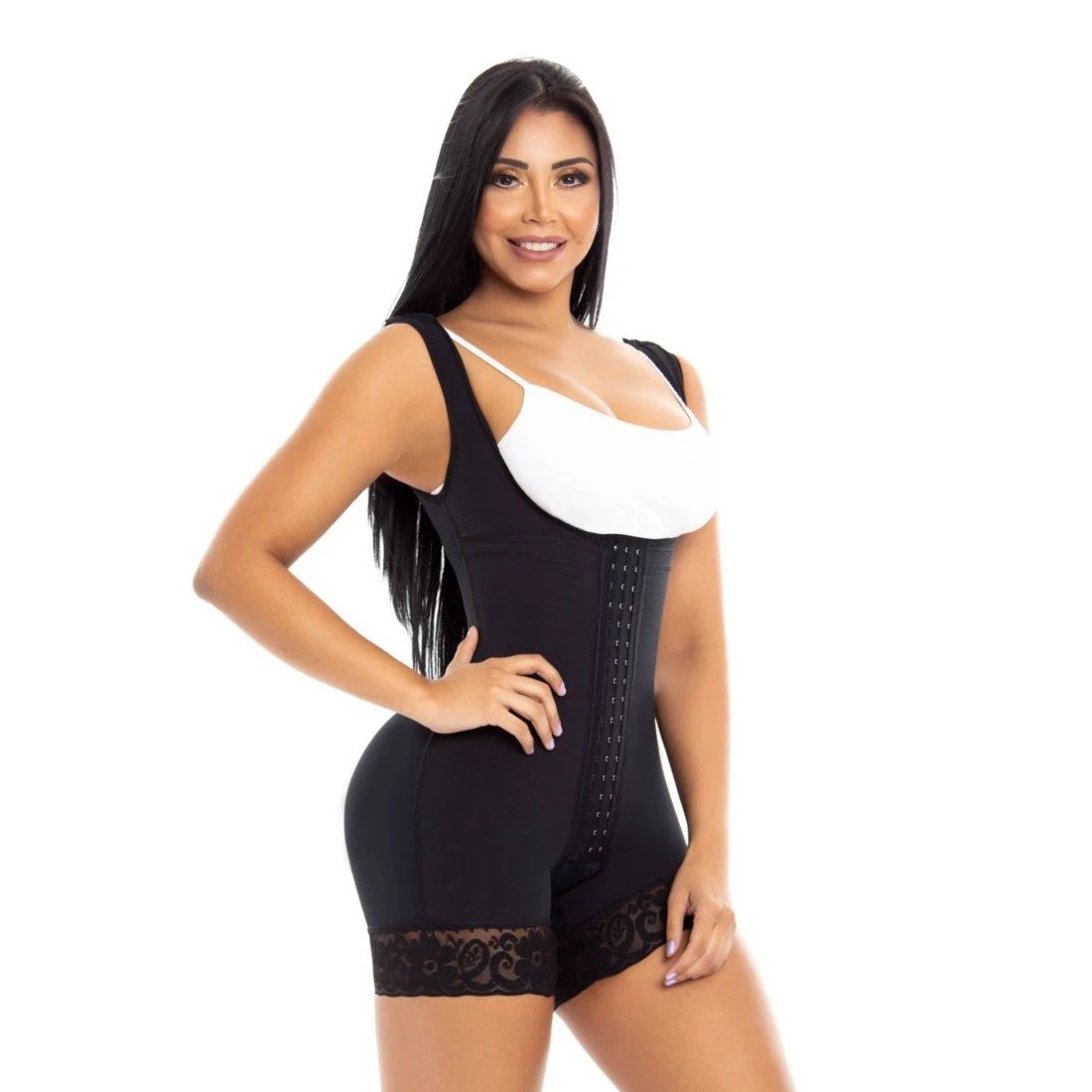 

Short Leg Liposculpture Girdle Breathable Body Shaper for Women, Tummy Control Shapewear with Adjustable Straps