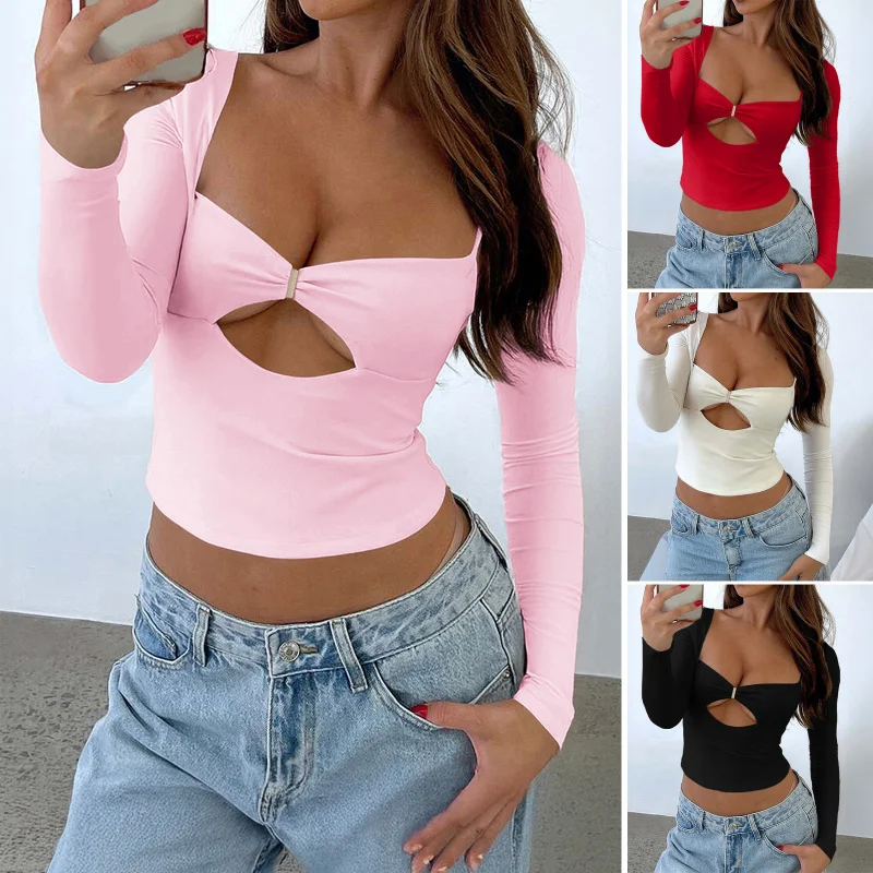 

Sexy Slim Fit Sweet Spicy Style Long Sleeved Knitted Women'S Clothing
