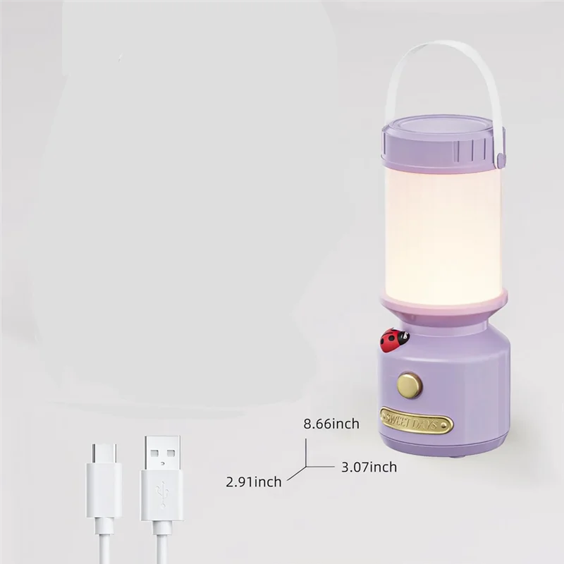 A76I-Gear Lamp For Kids Set Toddler Flashlight Convenient LED Light Rechargeable Battery Portable Night Light