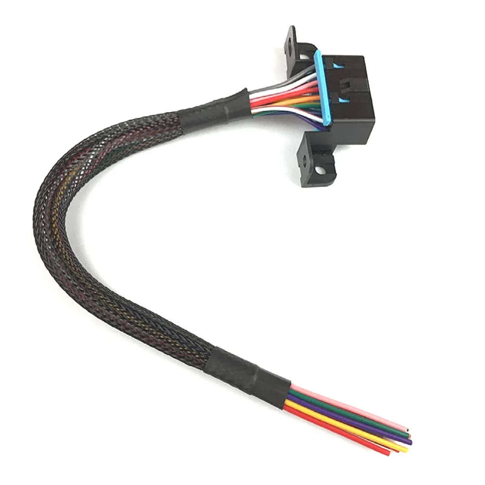 Universal OBD2 16pin Female Connector to Open OBD Cable is just a connect cable which can convert the old car which can fit with