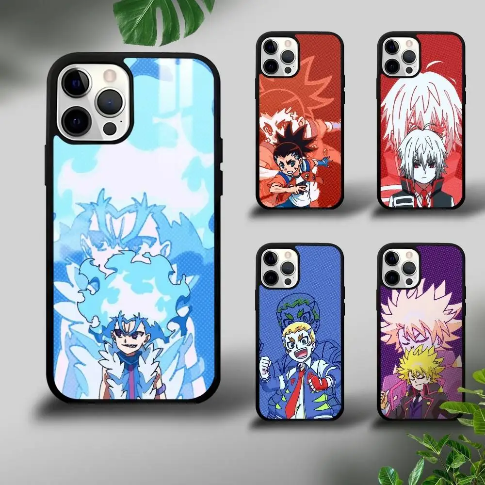 

Anime B-Beyblade X Phone Case For iPhone 16 15 14 13 12 11 Pro Xs Max Mini Plus Celulares Hard Funda
