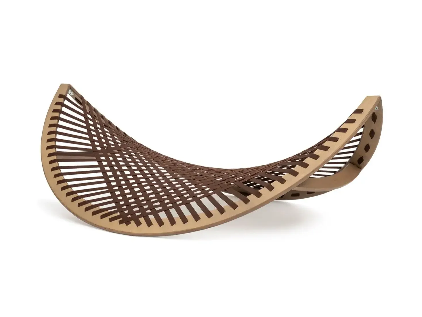 

Outdoor rattan teak bed balcony leisure waterproof courtyard creative outdoor bed