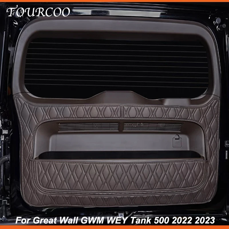 

For Great Wall GWM WEY Tank 500 2022 2023 Trunk Tailgate Anti-Scratch Protective Pad Sticker Modification Accessorie