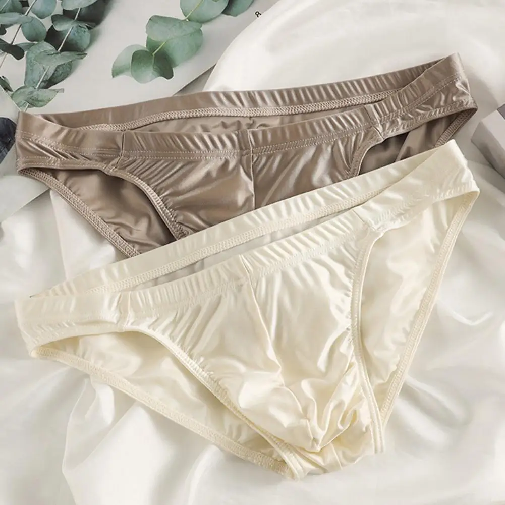 

Мужские трусы свободного кроя с эластичной резинкой на талии, U-образные, однотонные, высокоэластичные, дышащие, для сна