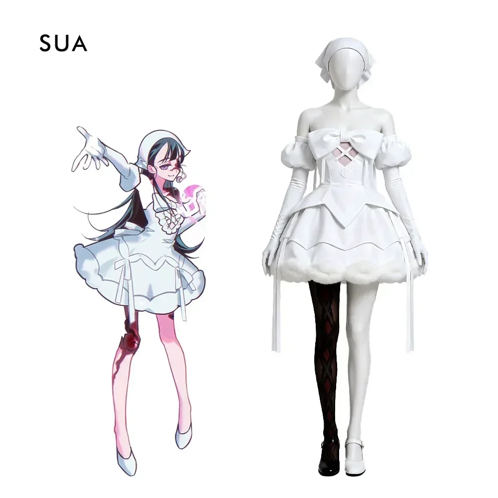 Mizi Sua White Dress Cosplay Full Set