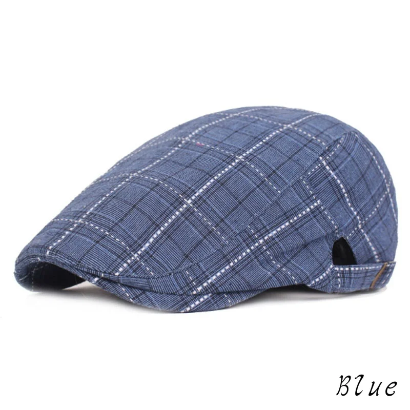 Delysia King Beret Plaid Retro Hat