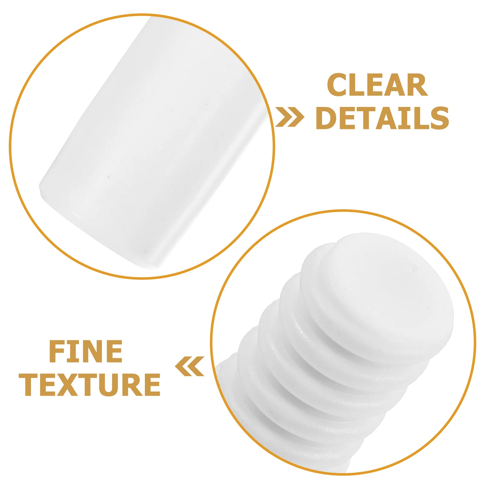 

2Pcs Threaded Connector Plastic Durable Tips for Broom Handle Pole Adapter Extension Pole Repair Threaded Tip Replacement