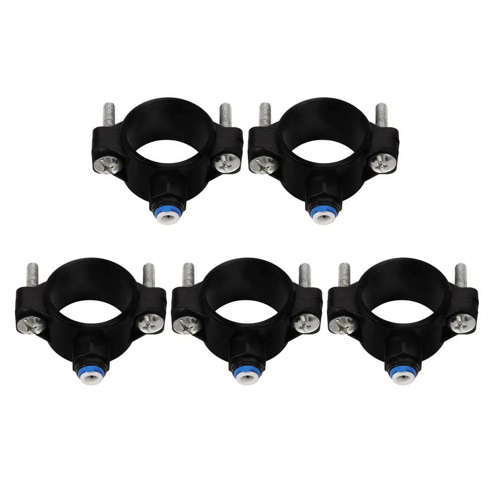 

5 шт. зажим для сливного седла, фильтры для воды, зажимы для клапанов, сменные аксессуары для систем трубок, зажим для экономии деталей седла