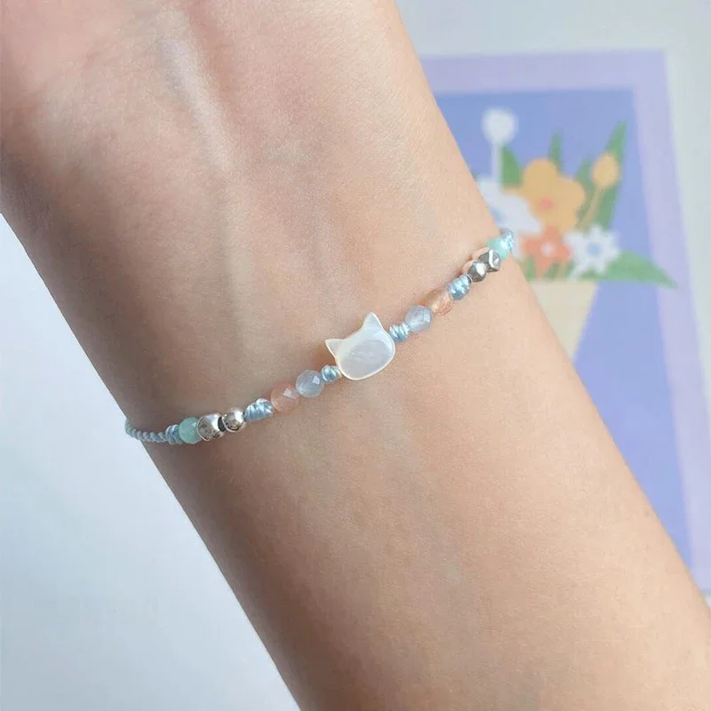 Handmade Couple Cute Cat Bracelet