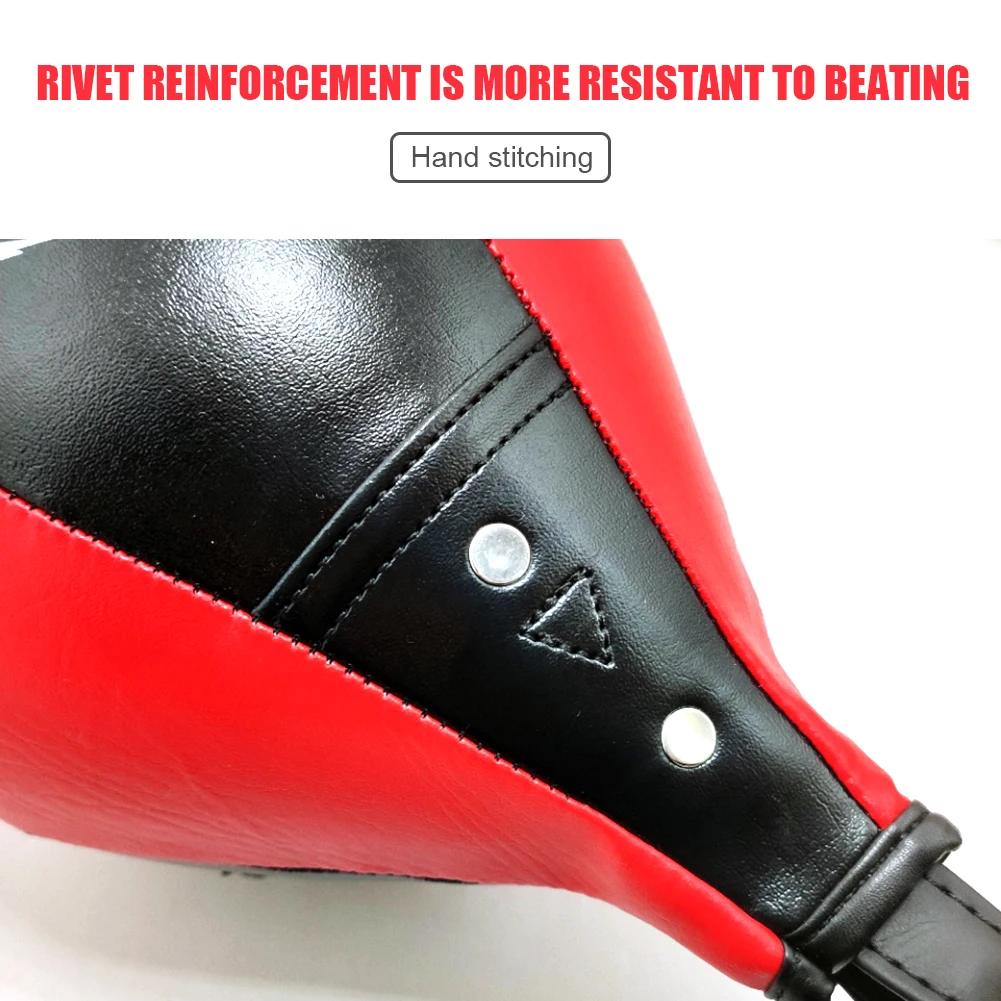 اللكم الكرة بولي Pear الكمثرى حقيبة ملاكمة منعكس نهاية مزدوجة الملاكمة دودج سرعة الكرة نفخ الطابق إلى السقف اللكم حقيبة