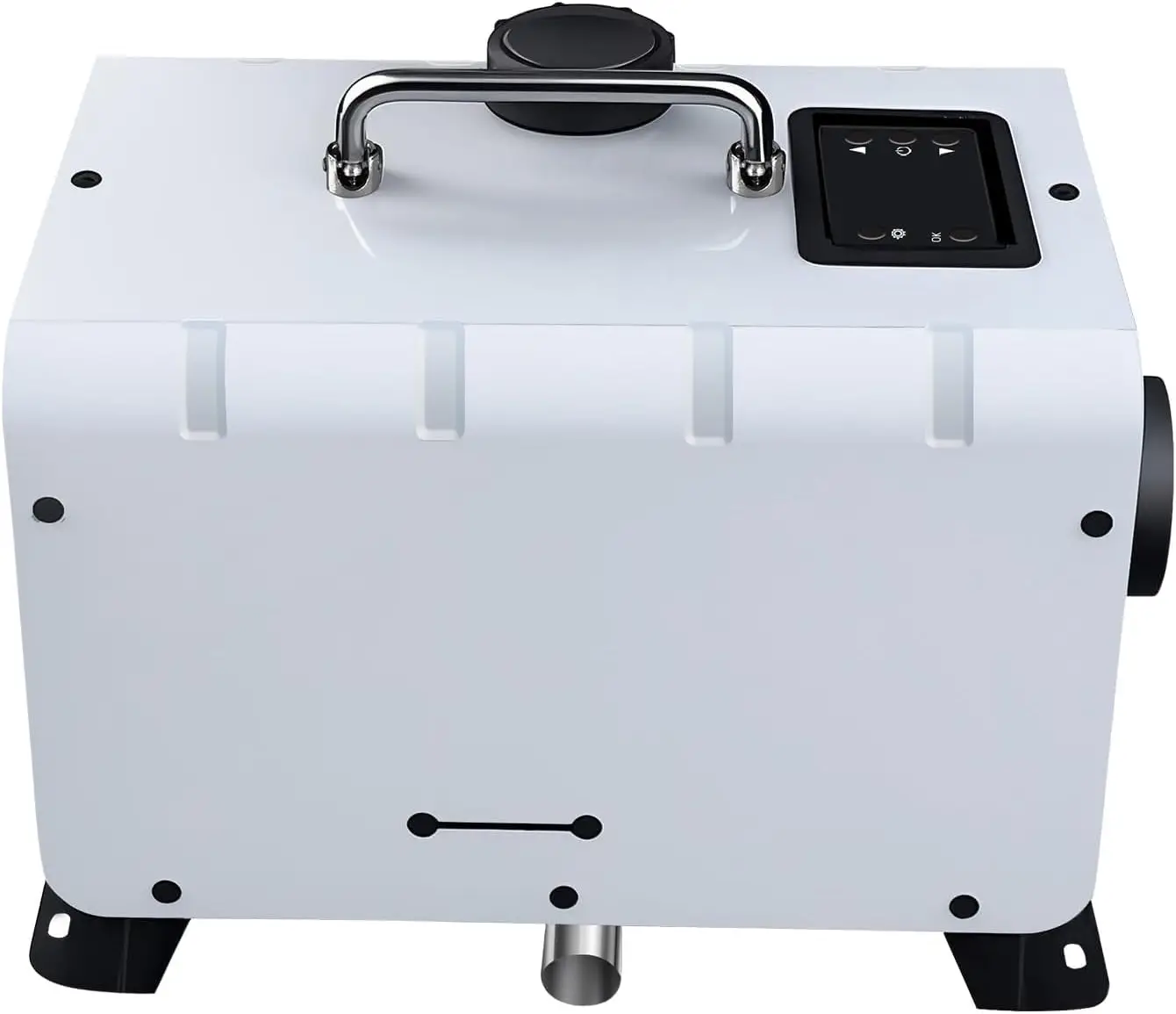 سخان هواء 12 فولت/110 فولت مزدوج 8 كيلو وات مع شاشة LCD للمركبات الترفيهية والمقطورة والشاحنة والقارب #2