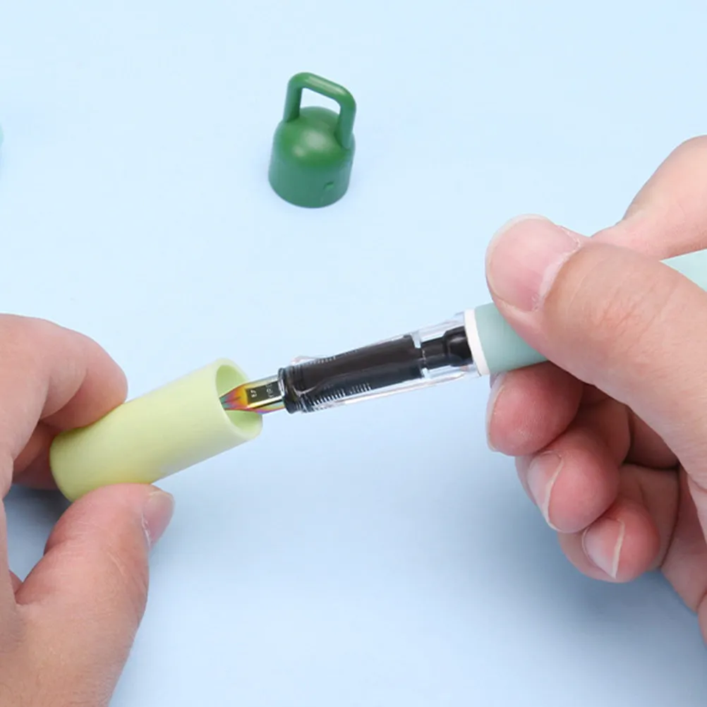 

Набор из 5 увлажнителей для наконечников ручек: универсальный инструмент для гелевых и шариковых ручек, предотвращает высыхание, обеспечивает плавный поток чернил