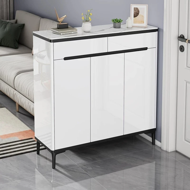 Modern Luxury Multifunction Wooden Shoe Cabinet Large Capacity Indoor Shoe Cabinet Storage Zapatero Madera Hallway Furniture