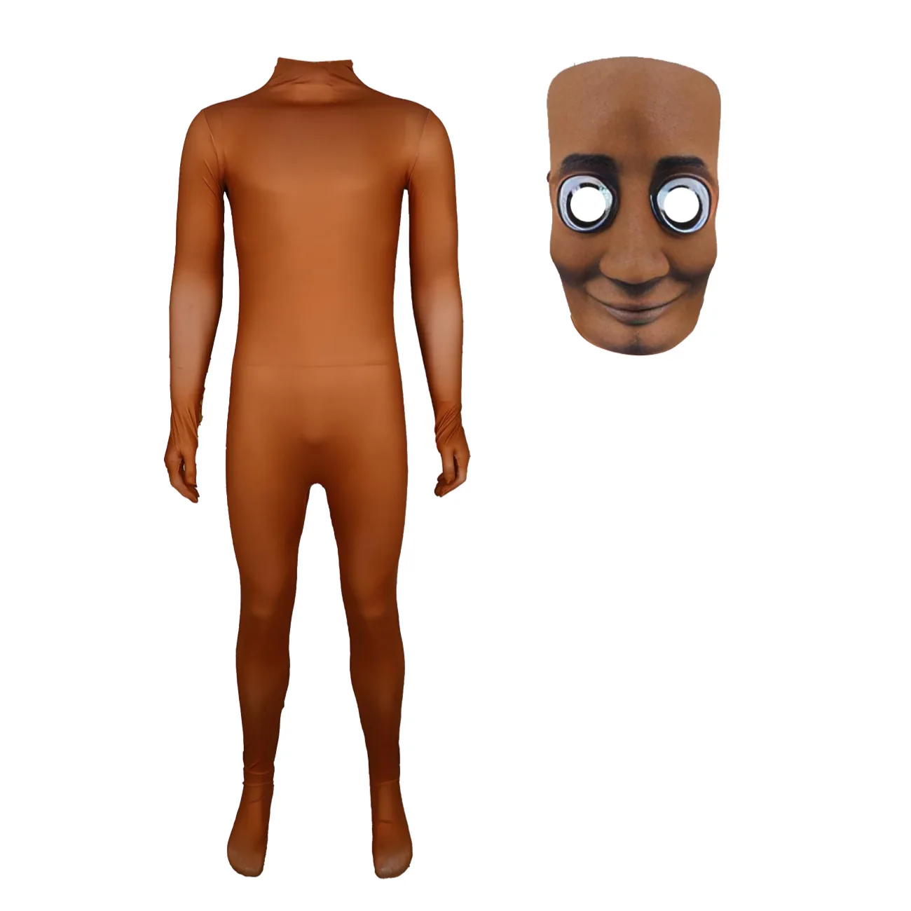 YuanDiann Disfraz Infantil De Cerebro Italiano – Mono Con Máscara Y Maza Inflable Para Halloween Y Carnaval