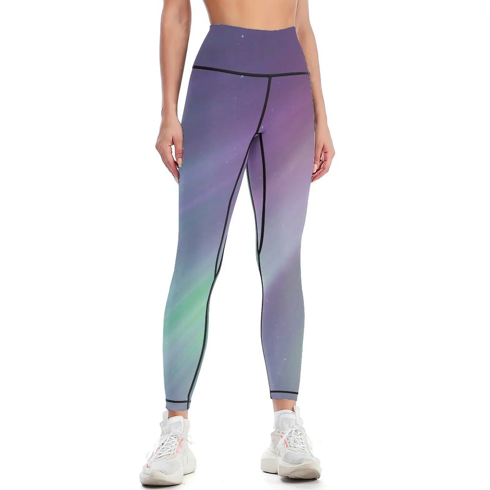 Aurora rays Leggings sports for for physical for girls push up fitness Womens Leggings