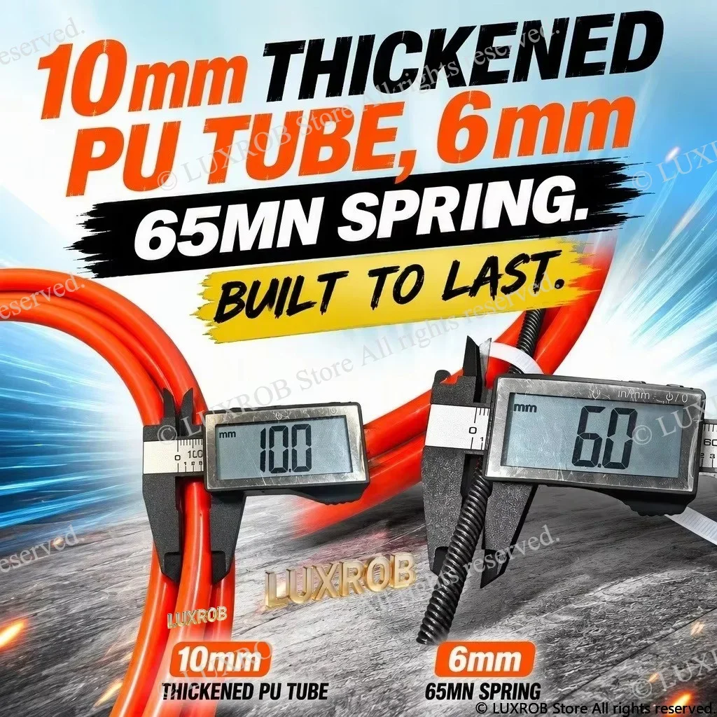 10PCS Drain Cleaning Kit 65Mn Spring PU Tube Sewer Auger, Drain Cleaner for Kitchen Bathroom Sink Pipeline Clog Removal