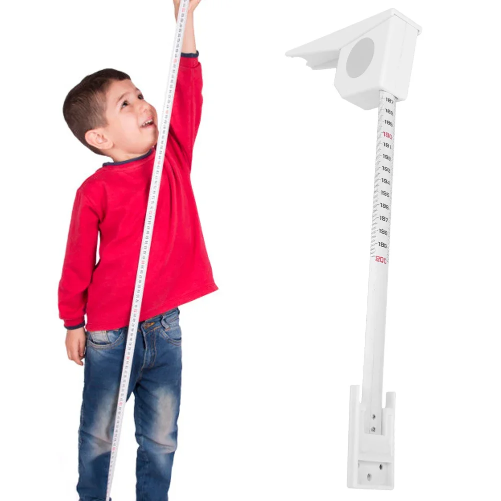 Retractable Measure Tool Measuring Ruler 2 Meters Height Stature Meter Retractable Measuring Tape Ruler Metal Measuring Tool