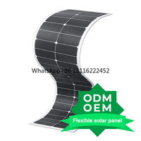 Monocrystalline Solar Panel for Car Roof 12V Flexible ETFE Thin Film Solar Panels 400W 300W 200W 100W Car Roof Solar Panel\