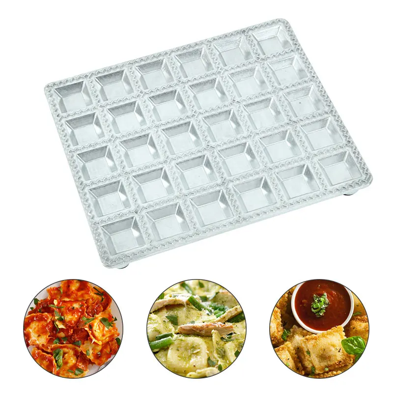 NUBECOM Creative Ravioli Mold Italian Dumplings Mould Pastry Maker Square Dumpling Making Baking Tool Kitchen Gadgets Durable