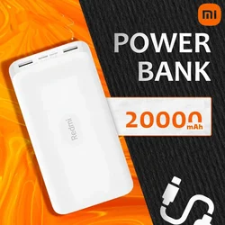 Originale Xiaomi Redmi 20000mAh Power Bank 18W PB200LZM ricarica rapida Dual USB caricabatterie portatile a ricarica rapida Powerbank Xiaomi